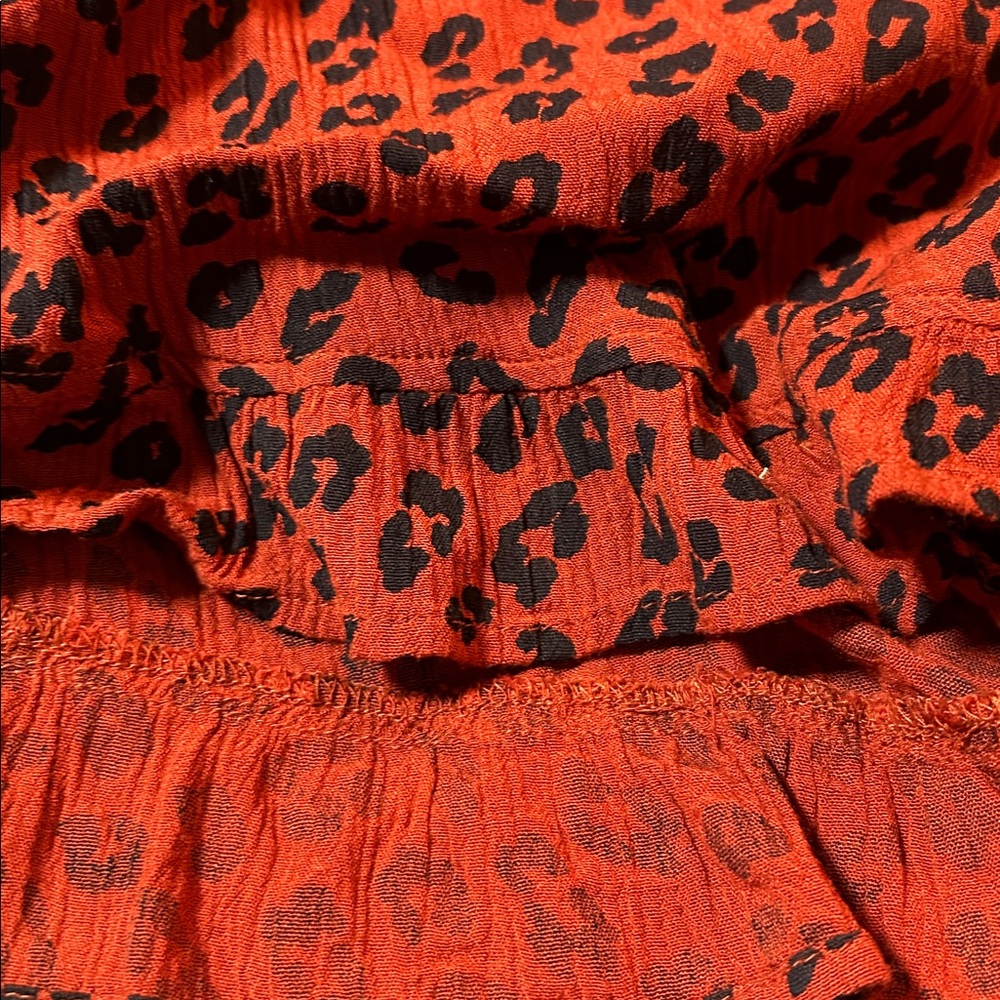 Moral Fiber Red and Black Leopard Print Camisole - Picture 7 of 7